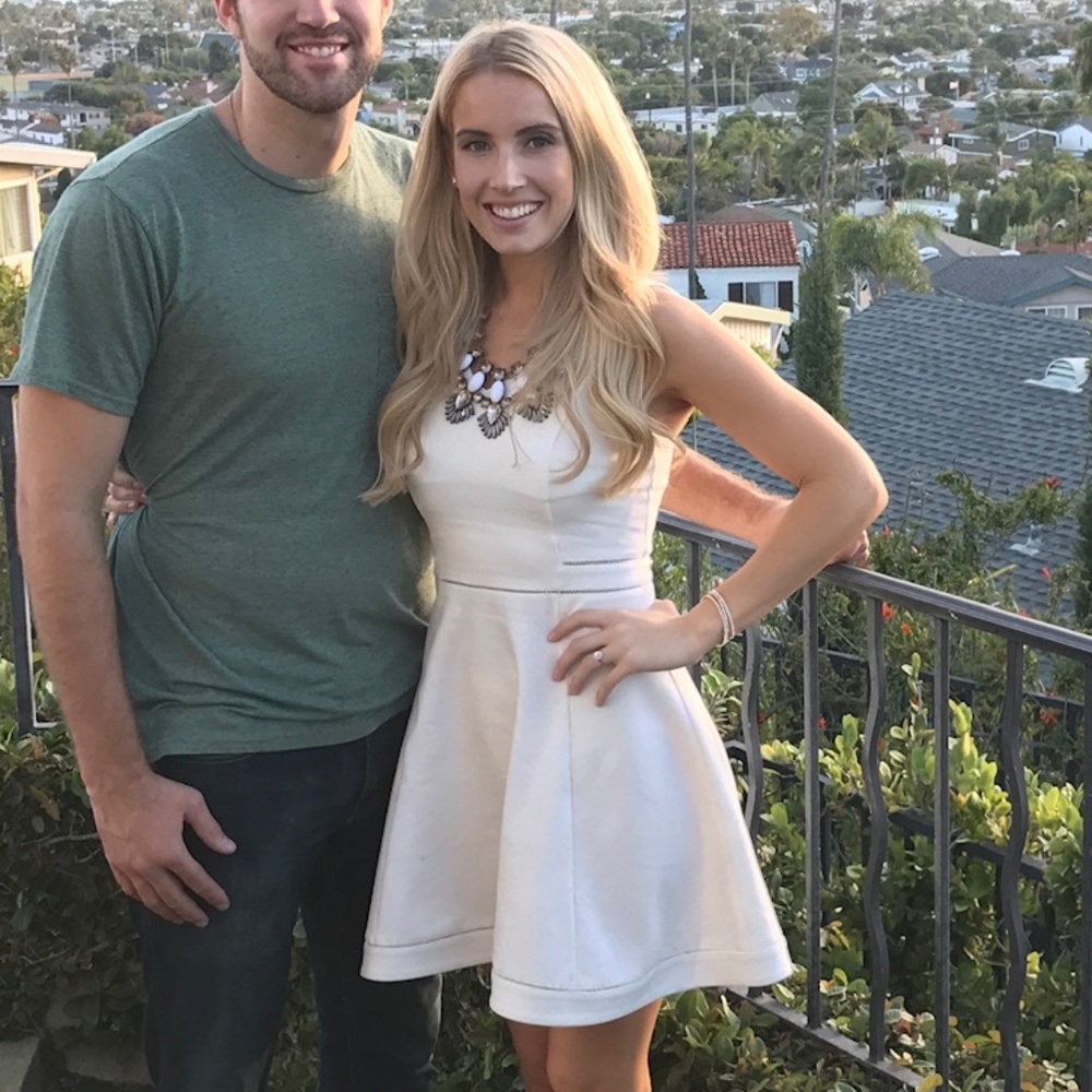 French Connection White Mini Dress